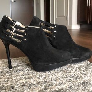 Michael Kors suede booties
